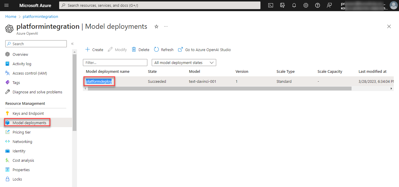 Copy model name