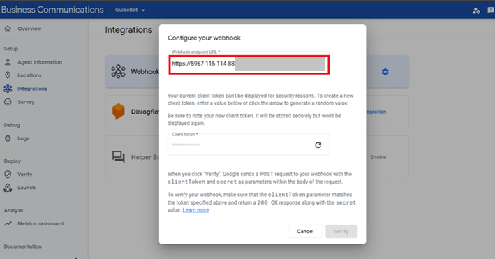endpoint url