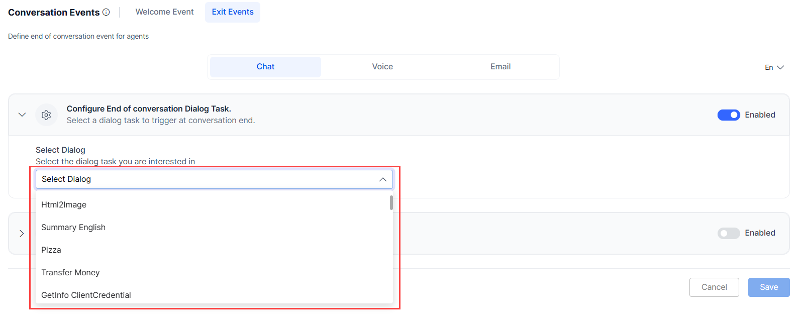 Select Dialog
