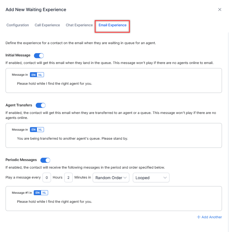 Email Experience