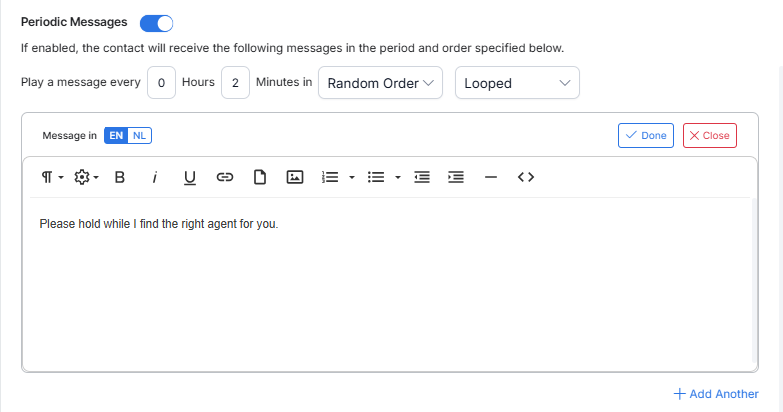 Periodic Messages