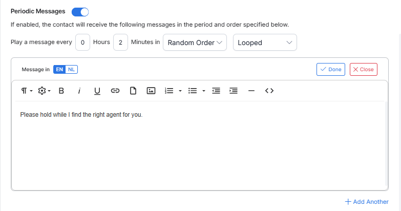 Periodic Messages