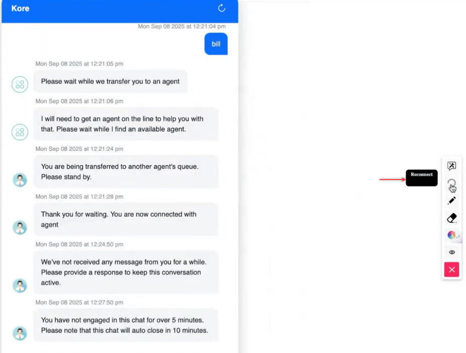 Customer Reconnect