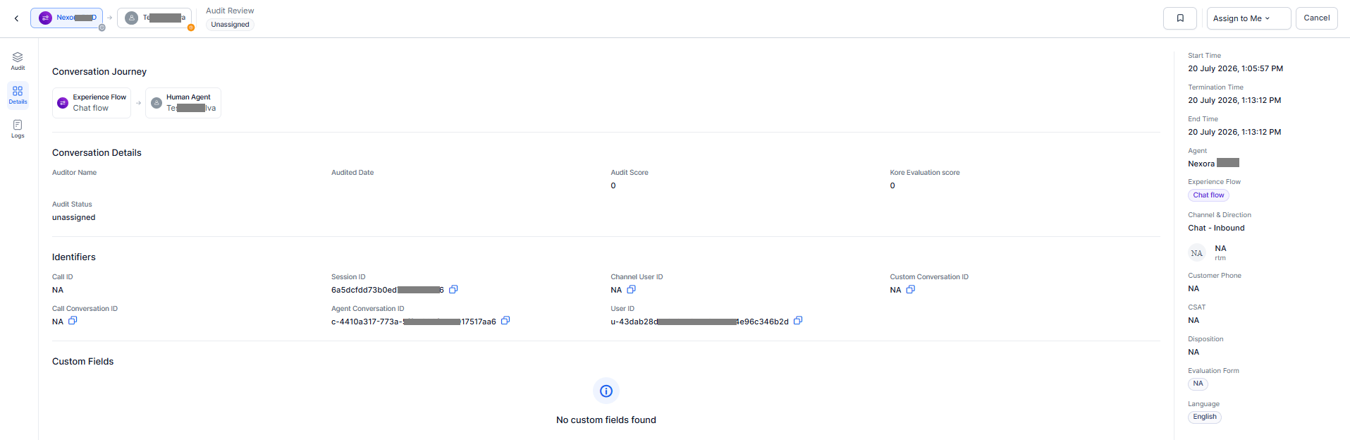 Conversation Details