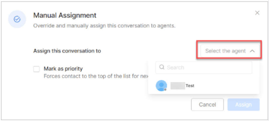 Manual Assignment