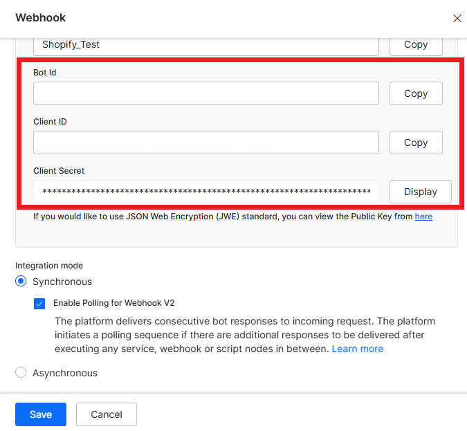 Webhook - Bot IDs
