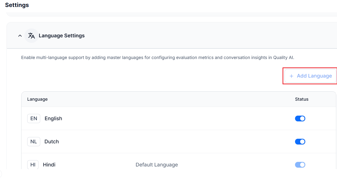 Add Language