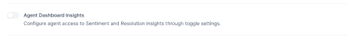 Agent Dashboard Insights