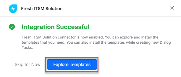 Explore templates