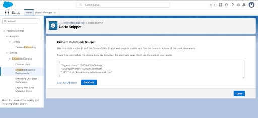 Code Snippet values