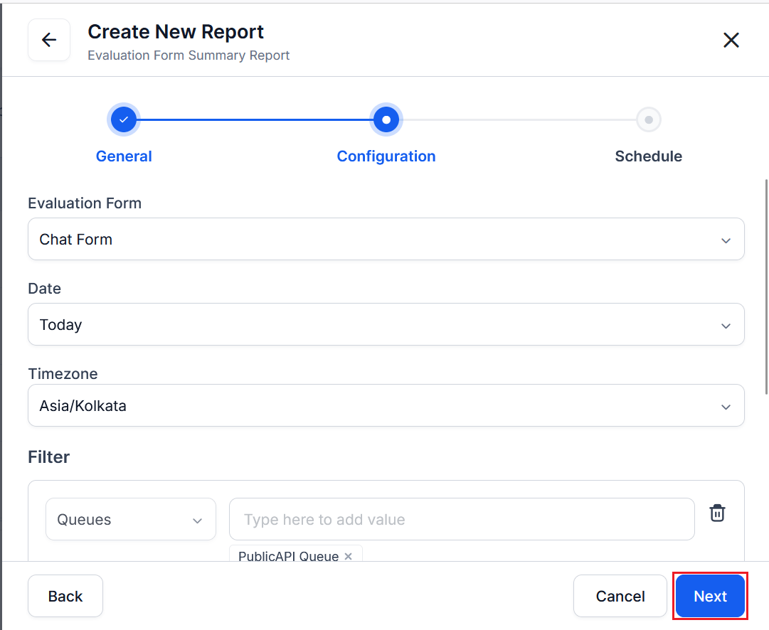 Configure Filters