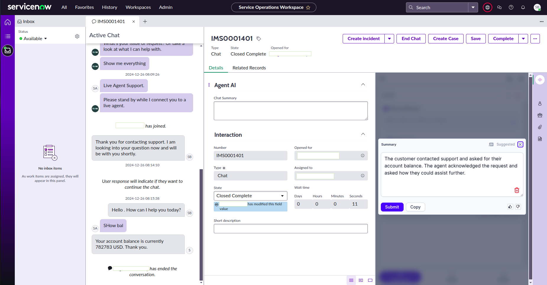 agent-ai-conversation-summary
