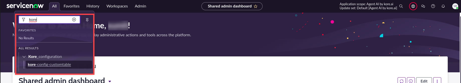 kore-config-customtable