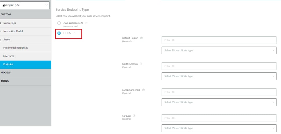 service endpoint type