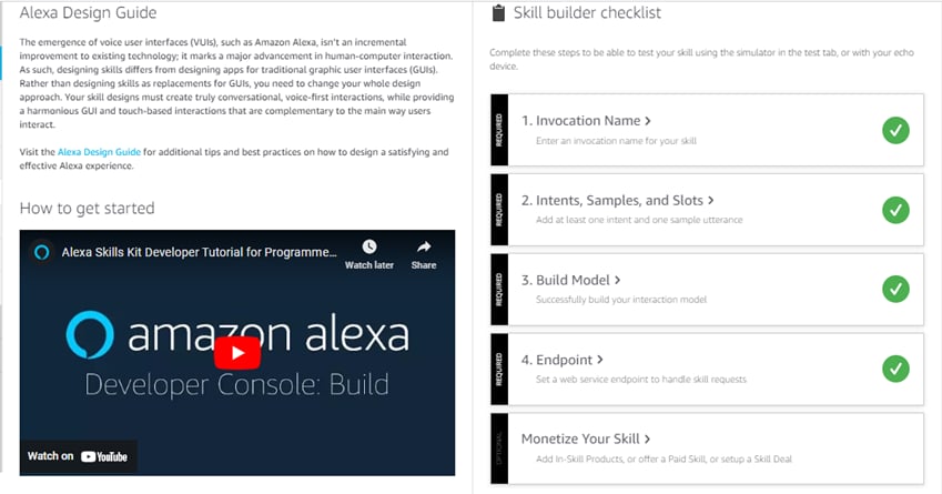 builder checklist