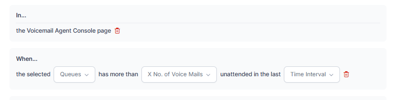 Console Voicemail
