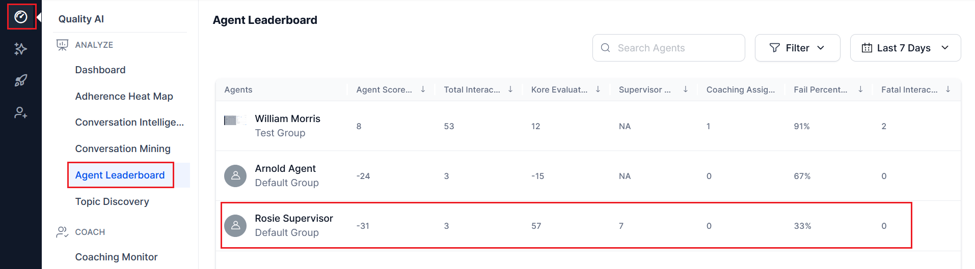 Agent Leaderboard