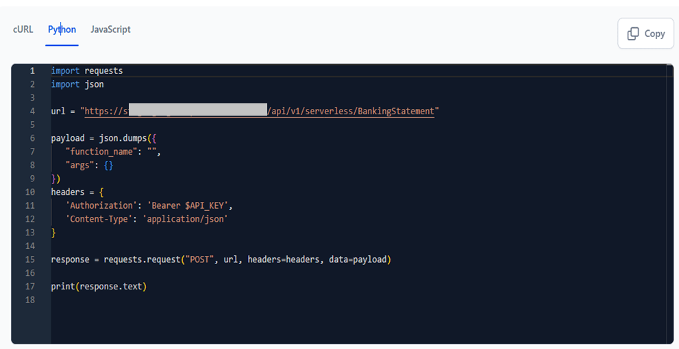 python code