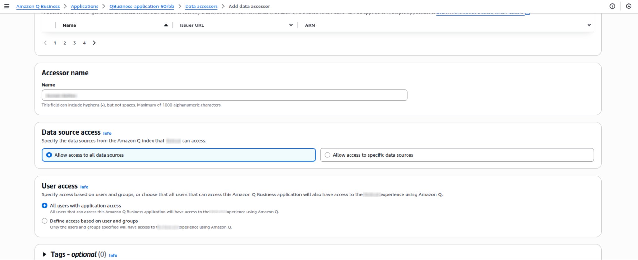 Data source access permissions