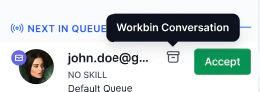Work Bin Conversation