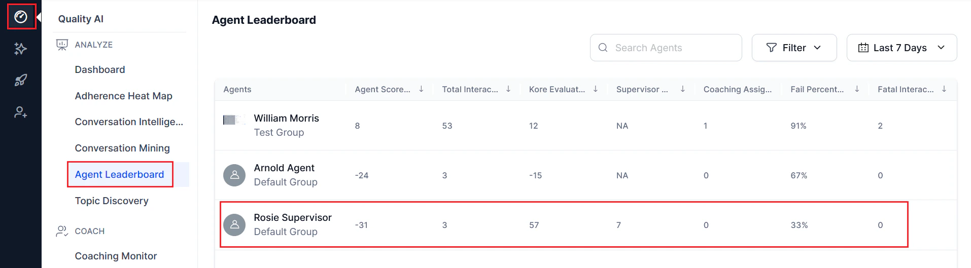 Agent Leaderboard