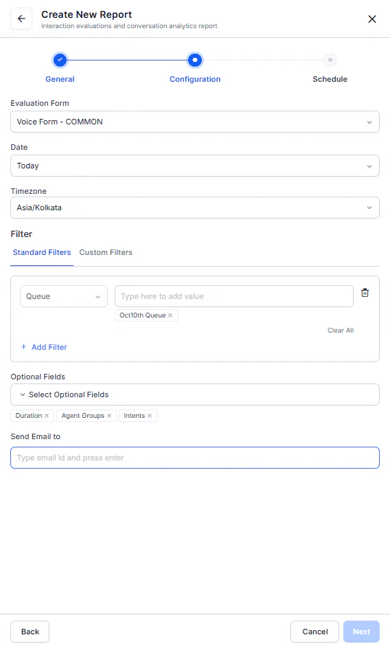 Configure Filters