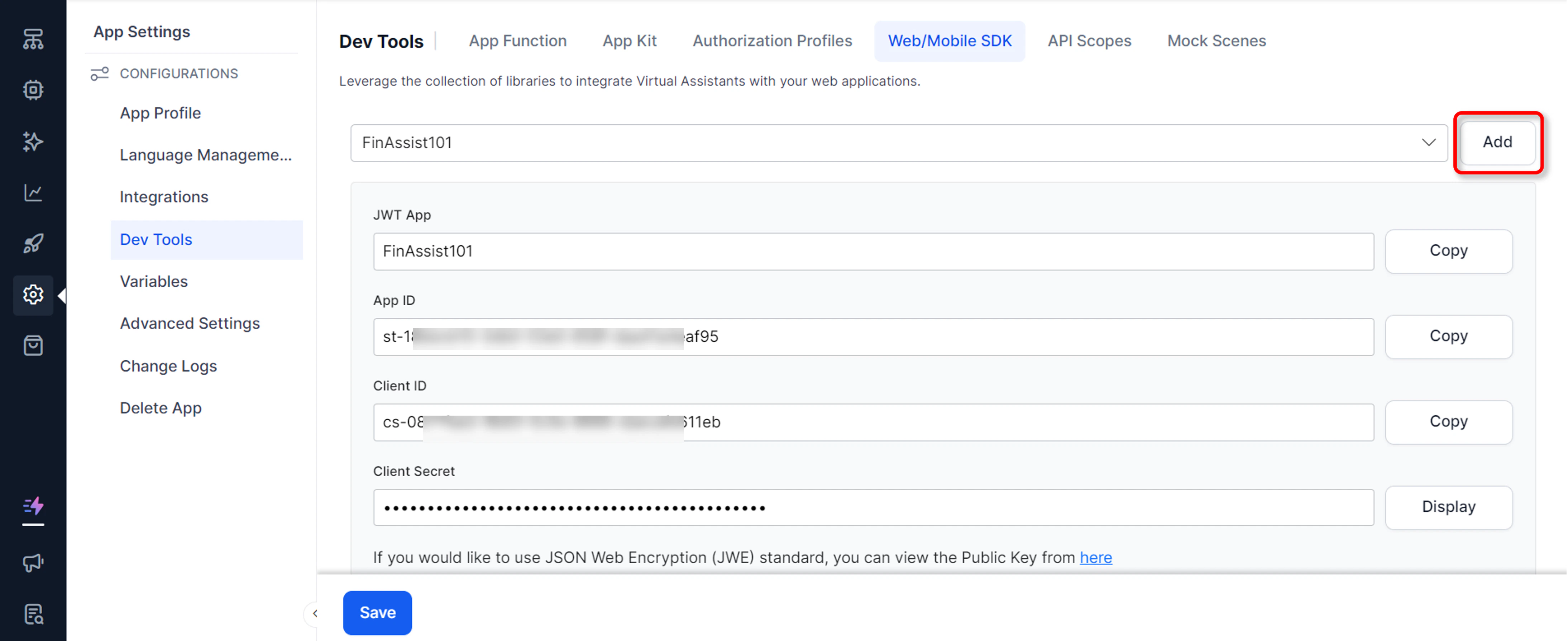 Create a JWT app