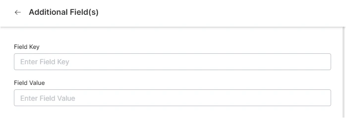 Additional fields