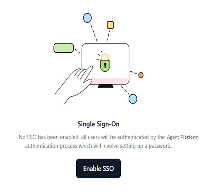 enable sso screen