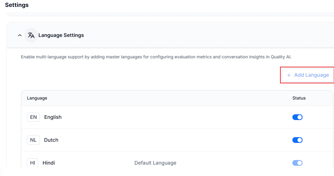 Add Language