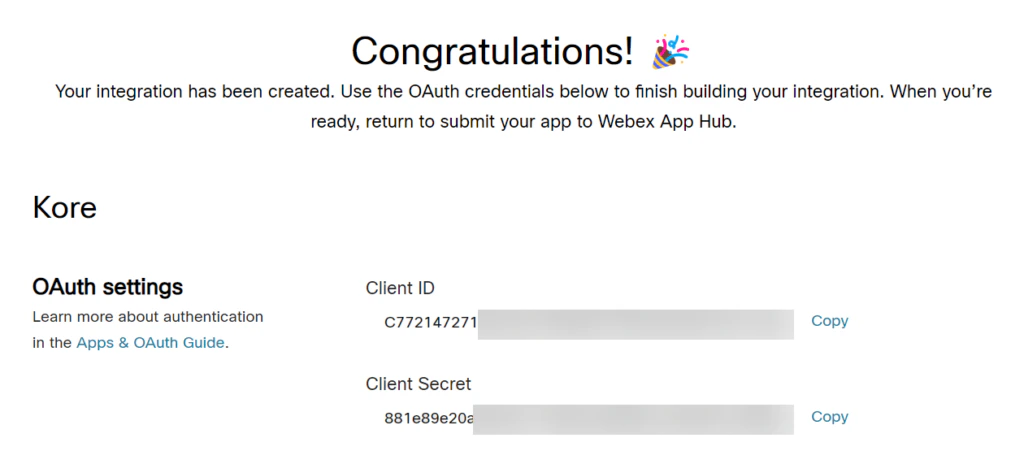 cisco client secret