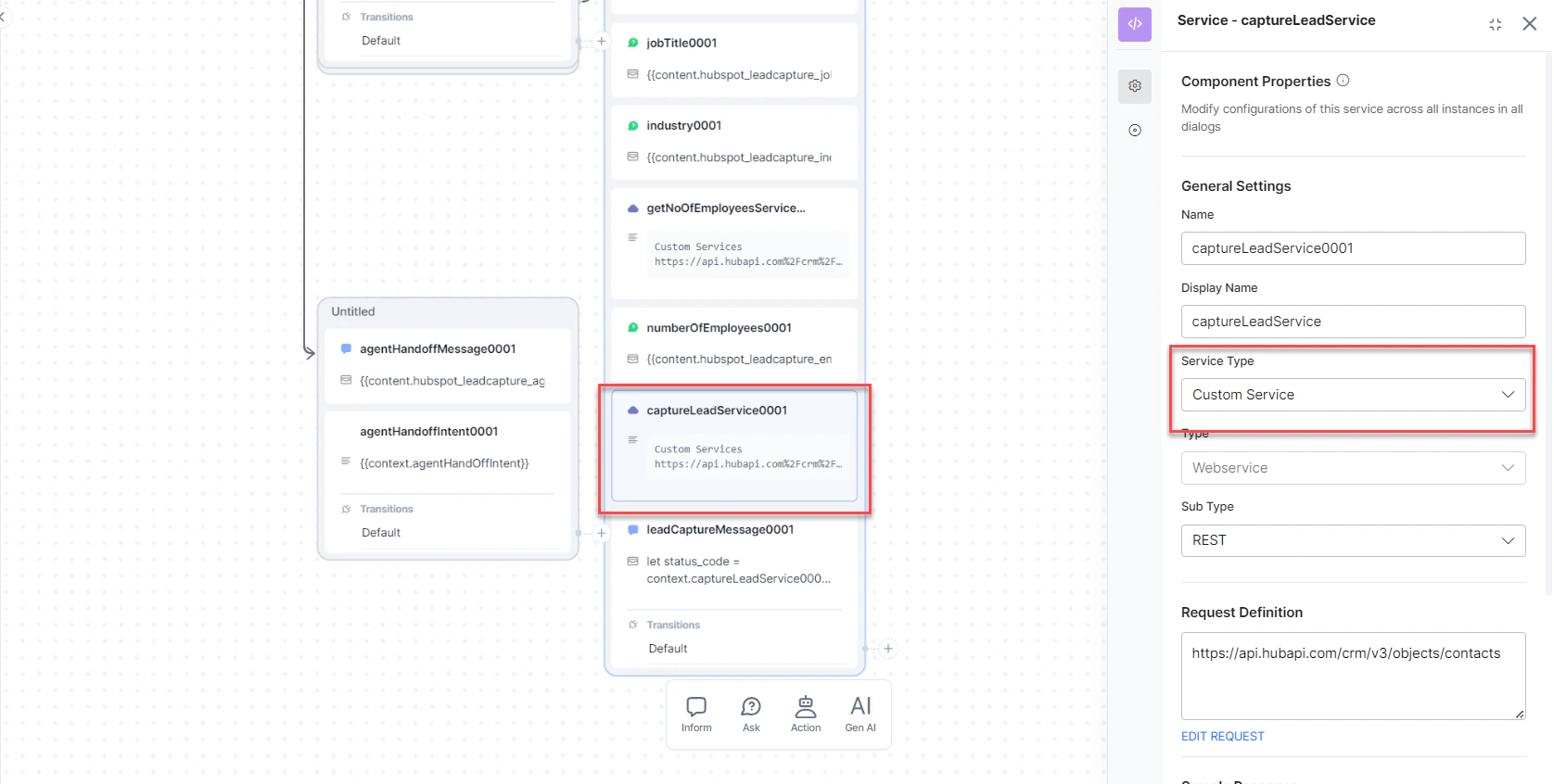 Node status change
