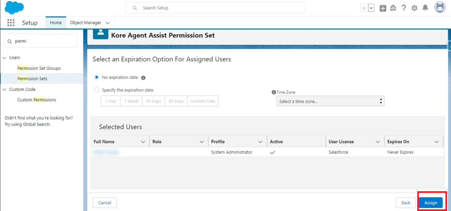 agent-assist-permission-set-assign