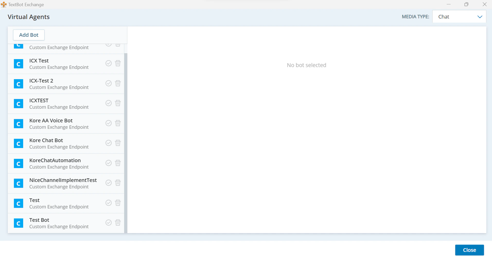 AI Agent page