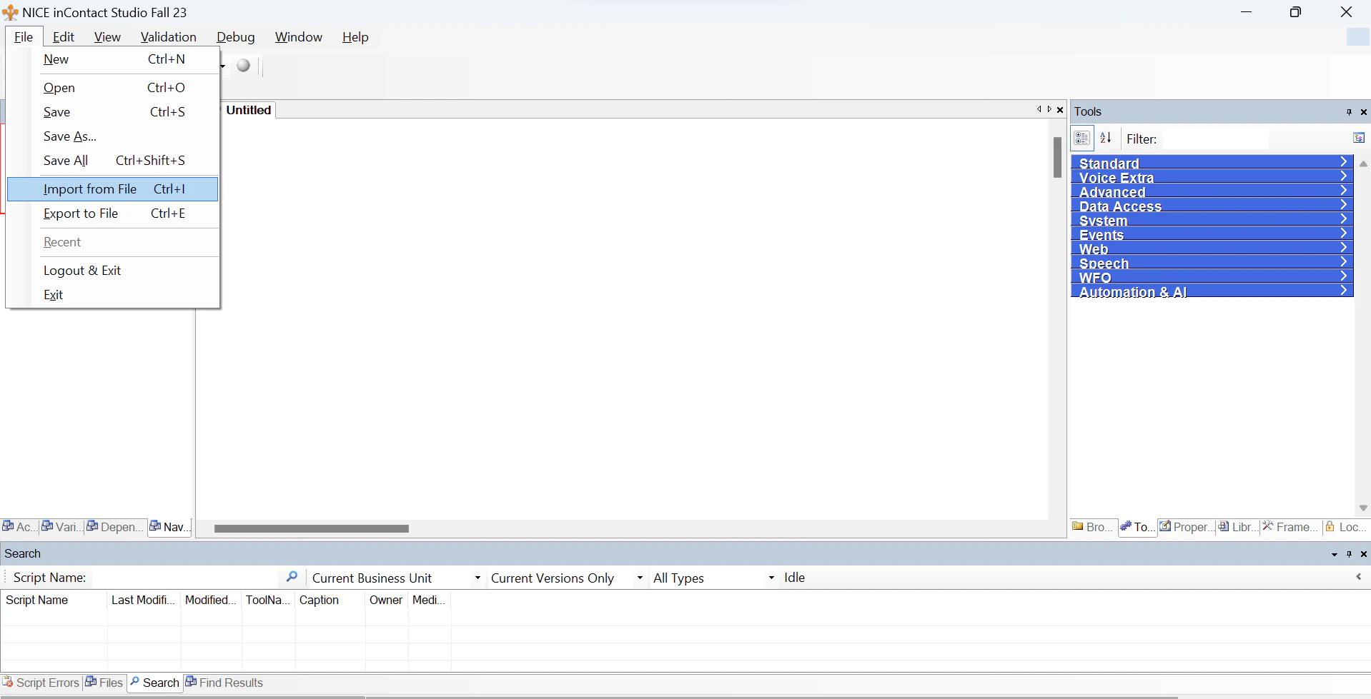 File - Import from File