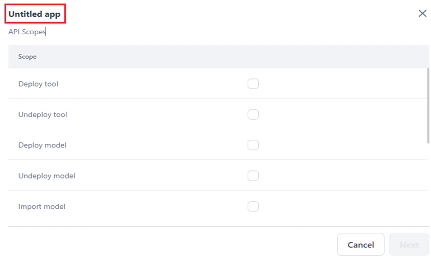 provide app name