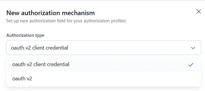select oauth v2