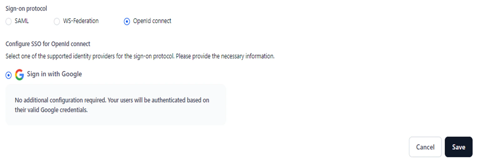 sign in with google