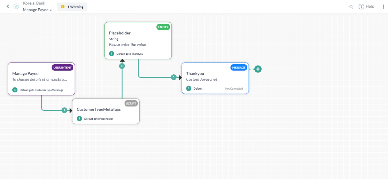 Manage Payee
