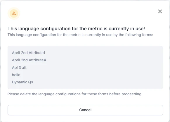 Language Warning