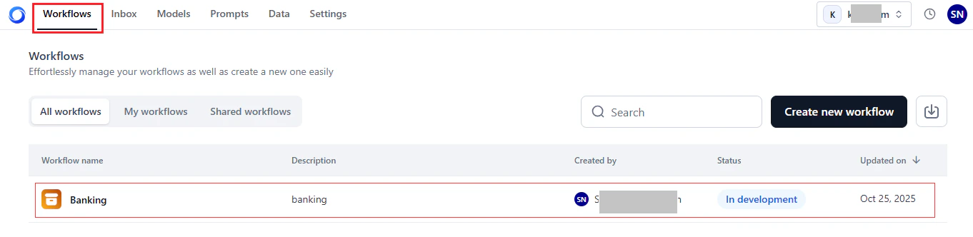 access workflows