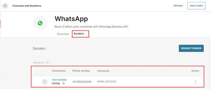 infobip connection