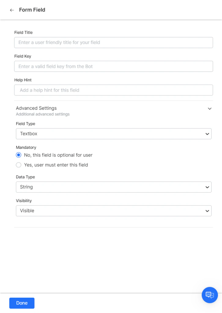 Adding form fields