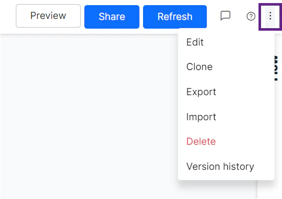 Scene Options