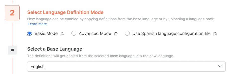 Basic mode