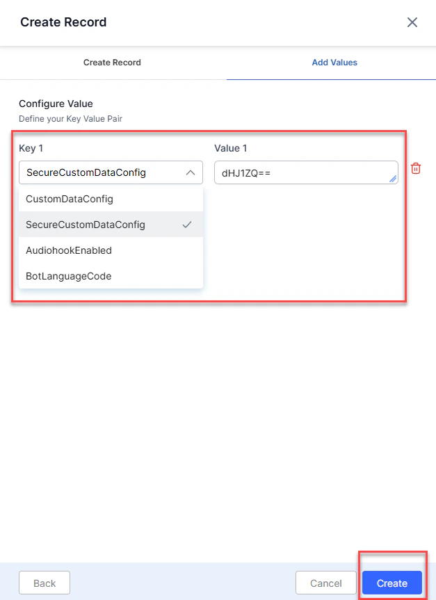 Add Values