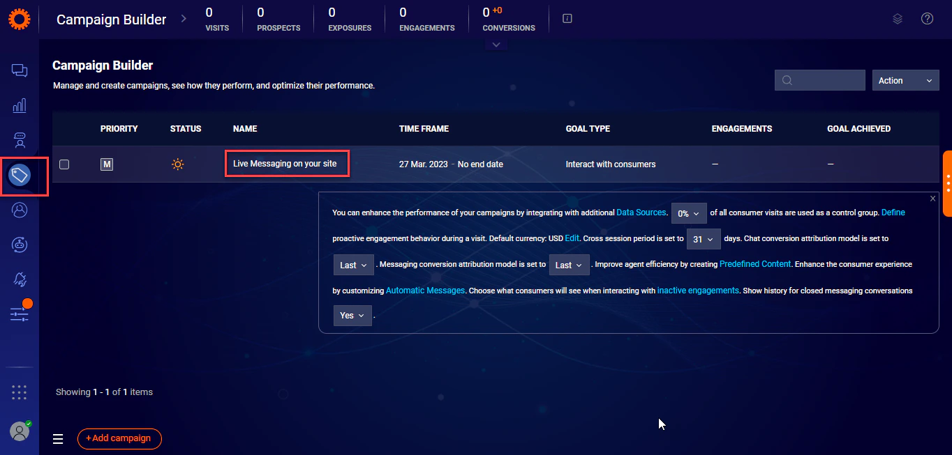 manage campaigns