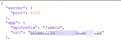 App URL configuration