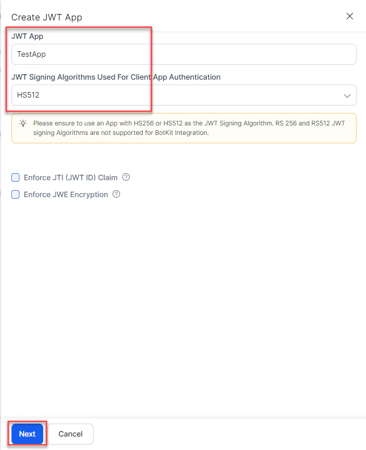 Create JWT App