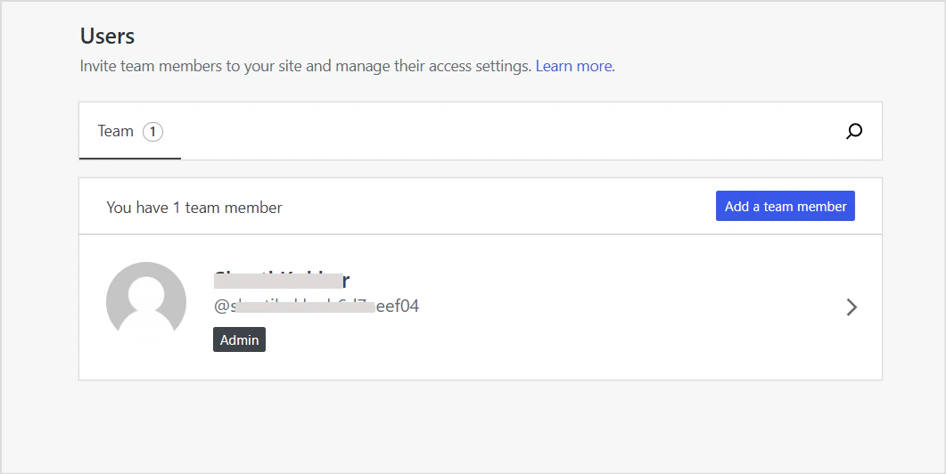 Adding users